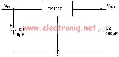 Cm1117 voltage regulator