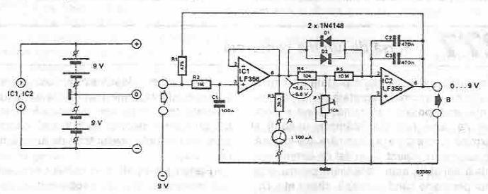 Simple lie detector circuit design electronic project