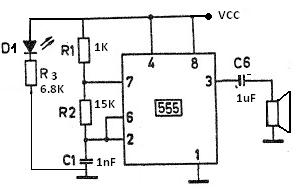 Electronic mosquito repellent using 555 timer circuit