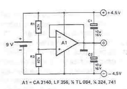 Symmetrical power supply circuit diagram