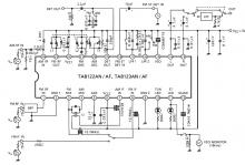 TA8122 AM FM radio receiver circuit