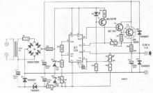LM723 0-30 volts adjustable power supply circuit diagram project