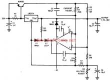 LM317 30v variable power supply circuit