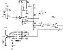 PIR motion detector circuit electronic project