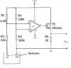 Fluid level sensor circuit using 741 op amp electronic project